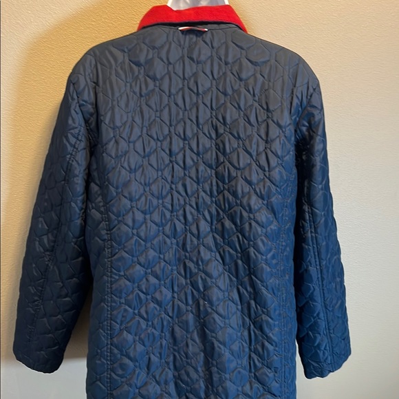 Women’s Tommy Hilfiger Blue and Red Puffer Jacket Size XL - Picture 10 of 11
